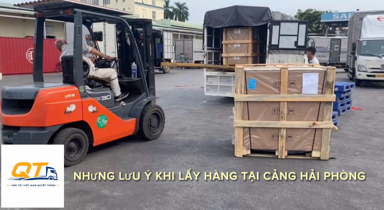 NHỮNG LƯU Ý KHI LẤY HÀNG TẠI CẢNG HẢI PHÒNG
